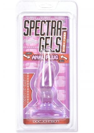 Spectragels Anal Toys Anal Plug Jelly Purple