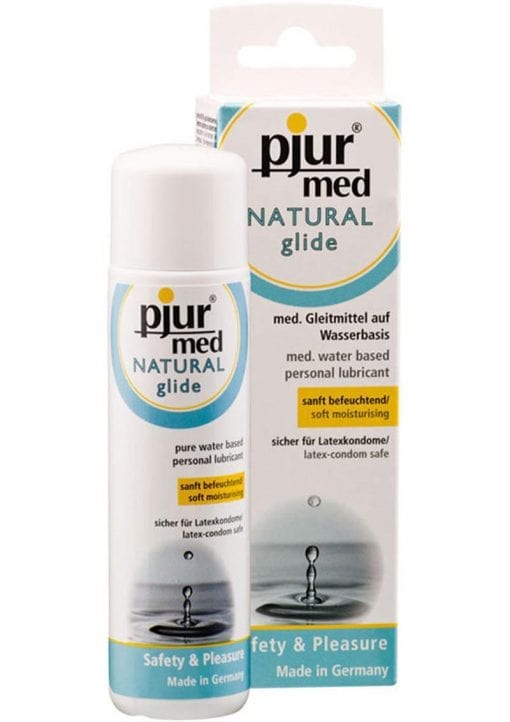 Pjur Med Natural Glide Water Based Lubricant 3.4 Ounce