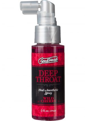 Goodhead Deep Throat Oral Anesthetic Spray Wild Cherry 2 Ounce