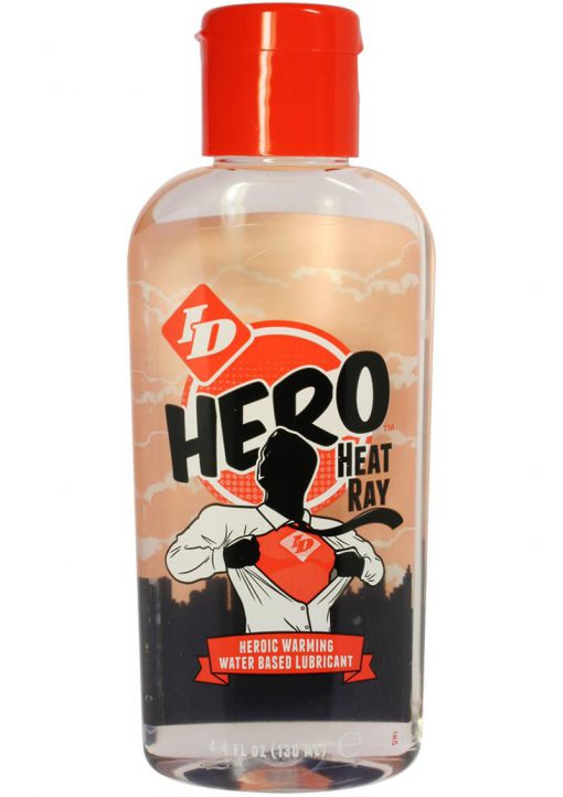Hero Heat Ray Water Based Warming Lubricant 4.4 Ounce