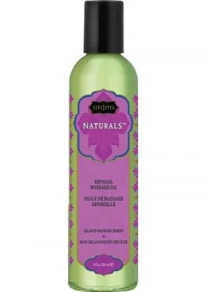 Naturals Sensual Massage Oil Island Passion Berry 8 Ounce