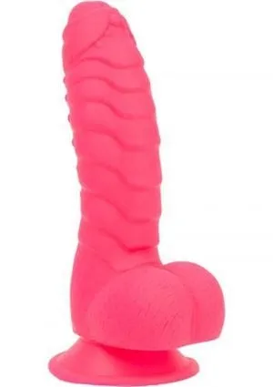 Addiction Tom Silicone Dildo Pink 7 Inches