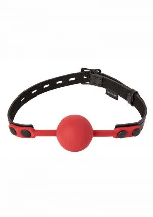 Saffron Ball Gag Black/red