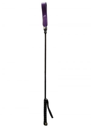 Rouge Long Riding Crop Slim Tip 24 Pur