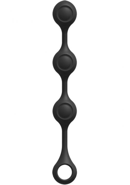 Kink Weighted Silicone Anal Balls Black