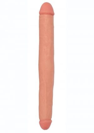 Jock Tapered Double Dildo 18in - Vanilla