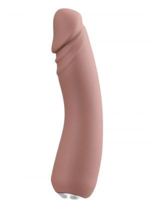 Rialto Silicone Rechargeable Vibe - Mocha