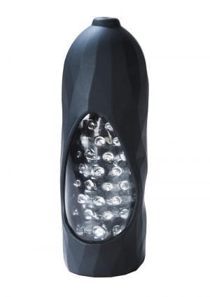 Hummer 2.0 Silicone Rechargeable Vibrating Stroker - Black Pearl