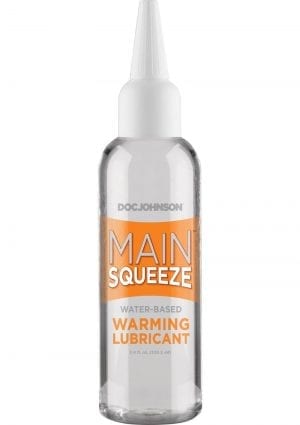 Main Squeeze Warming Water Based Lubricant 3.4oz
