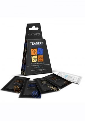 Wicked Teasers Coffee House Water Based Lubricant Packettes (8 pack) - Assorted Flavors