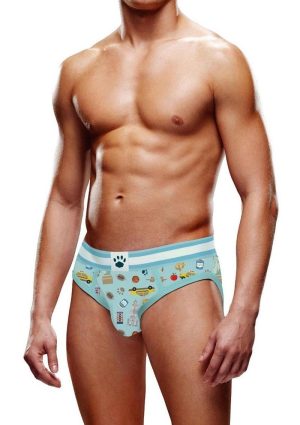 Prowler NYC Brief - XXL - Blue/White