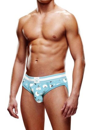 Prowler Winter Animals Brief - XXL - Blue/White