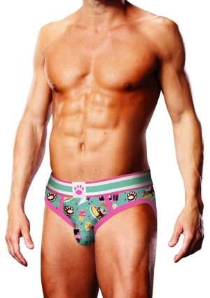 Prowler Sundae Brief - Small - Blue/Pink