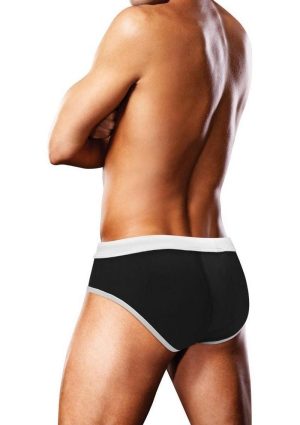 Prowler Oversized Paw Swimming Brief - XL - Black/Rainbow