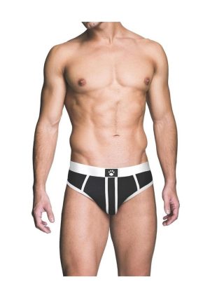 Prowler RED Ass-Less Brief - XL - Black/White