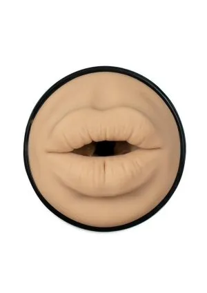 Kiiroo Feel Victoria June Interactive Masturbator - Mouth - Black/Vanilla