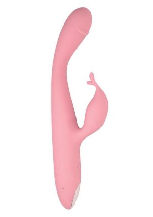 Princess Petite Pleasure Silicone Rechargeable Rabbit Vibrator - Pink