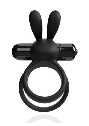 Screaming O 4B Ohare XL Silicone Vibrating Cock Ring - Black