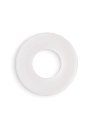 Firefly Bubble Ring Glow in The Dark Cock Ring - Medium - White