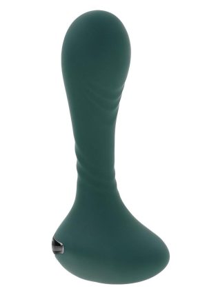 Gender X Goes Anywhere Rechargeable Silicone Anal Plug - Green