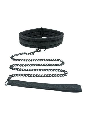 Midnight Lace Collar and Leash