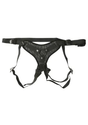 Midnight Lace Strap On Harness