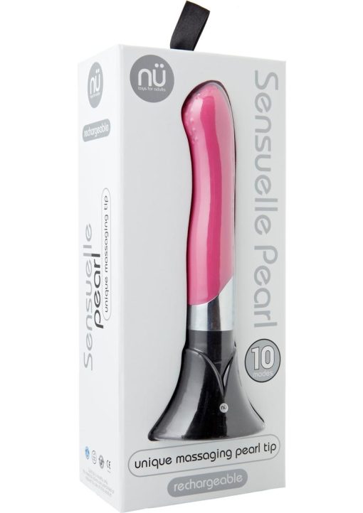 Sensuelle Rechargeable Pearl Unique Massaging Pearl Tip Pink - Image 2