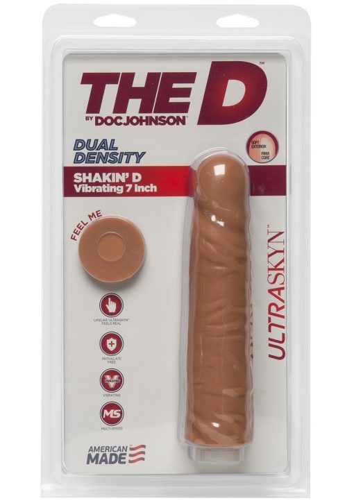 The Shakin' D 7 Inch Vibrating Caramel - Image 2