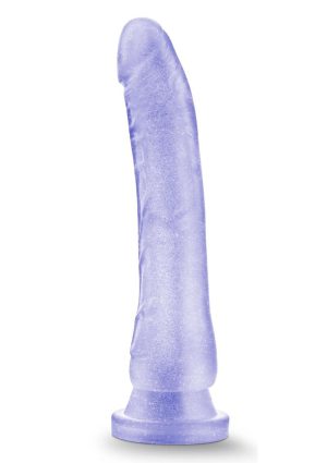 B Yours Sweet' N Hard 06 Realistic Jelly Dong Purple 8 Inch
