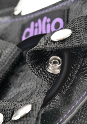 Dillio 6 Strap On Suspender Harn Purp