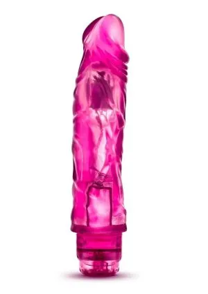 Glow Dicks The Drop Glow In The Dark Dildo Vibe Waterproof Pink 8.5 Inch