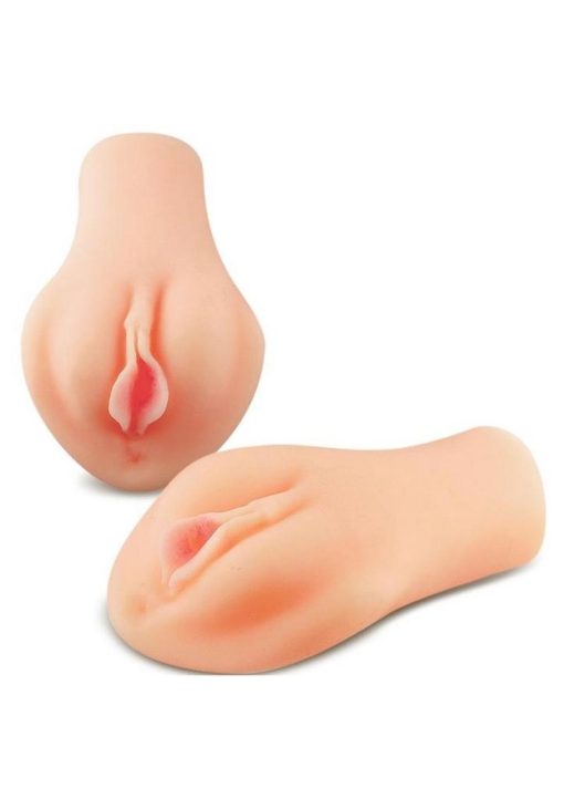X5 Honey Pot Realistic Vagina Masturbator With Vibrating Bullet Beige 6.5 Inch - Image 4