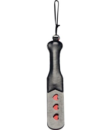 Sex And Mischief Heart Paddle Black 12.5 Inch