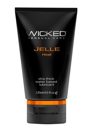 Wicked Jelle Heat Waterbase Anal Gel 4oz
