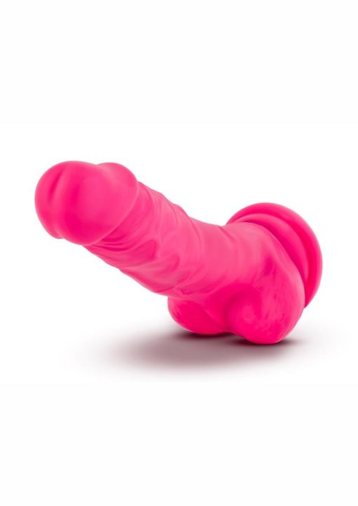 Neo Dual Density Cock W/balls 7.5` Pink