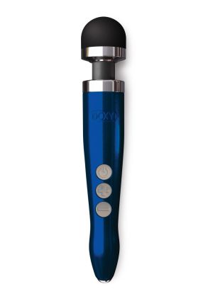 Doxy Die Cast 3 USB Rechargeable Vibrating Wand Massager Blue Flame