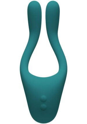 Tryst V2 Bendable With Remote Control Vibrating Silicone Massager  Teal