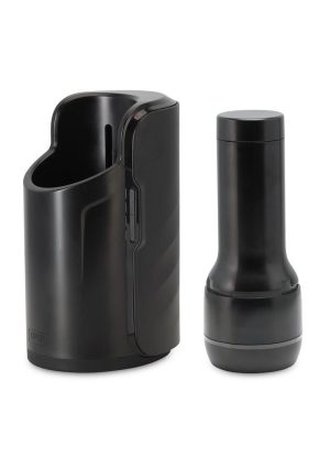 Kiiroo Keon Combo Set Rechargeable Interactive Masturbator With Stroker - Black