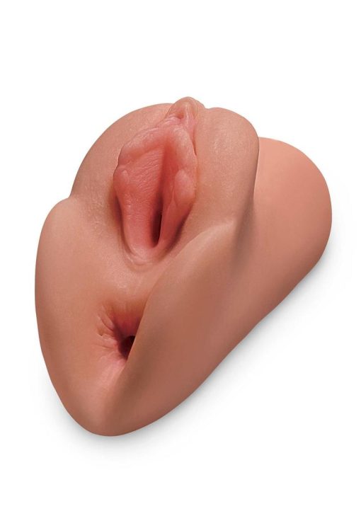 PDX Plus Perfect Pussy Double Stroker - Vanilla