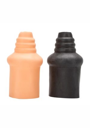 UNIVERSAL REPLACEMENT PUMP SLEEVES 2 LATEX PUMP SLEEVES FITS MOST PUMP CYLINDERS FLESH AND BLACK