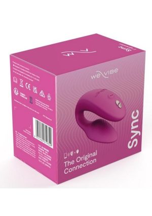 We-Vibe Sync 2 Rechargeable Silicone Couples Vibrator with Remote Control - Dusty Pink