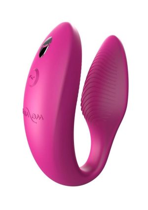 We-Vibe Sync 2 Rechargeable Silicone Couples Vibrator with Remote Control - Dusty Pink