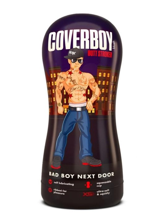 Coverboy Bad Boy Next Door Self Lubricating Anal Pocket Stroker - Vanilla