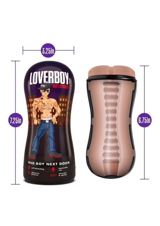 Coverboy Bad Boy Next Door Self Lubricating Anal Pocket Stroker - Vanilla