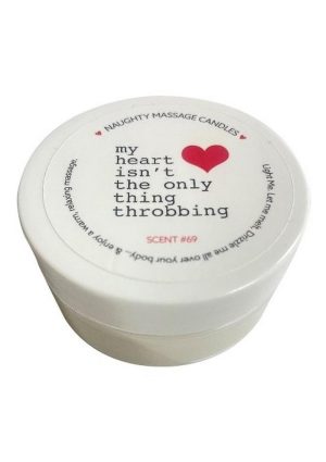 Kama Sutra Naughty Massage Candle My Heart Isn`t The Only Thing Throbbing 1.7oz