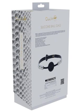 Ouch! Florence Collection Silicone Ball Gag - White