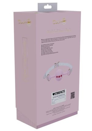 Ouch! Paris Collection Silicone Ball Gag - Pink
