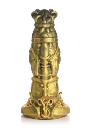 Creature Cock King Minotaur Silicone Dildo - Gold