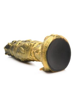 Creature Cock King Minotaur Silicone Dildo - Gold