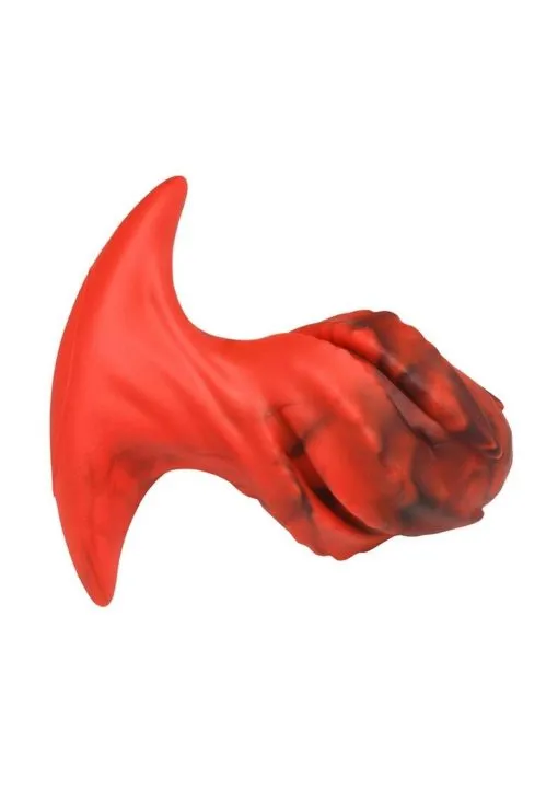 Creature Cocks Dragonspawn Silicone Butt Plug - Large - Red